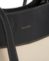 Cyme, &pound;220, Handbags, Black/Cream, Canvas/Leather, Other view